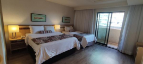 Raridade! FLAT PARTICULAR DE ALTO PADRÃO - ENORME - 2 Camas - 1 Queen e 1 Solteiro - Arrumação Diária Gratuita - Excelente Atendimento - Varanda - Condomínio do Hotel Lets Idea